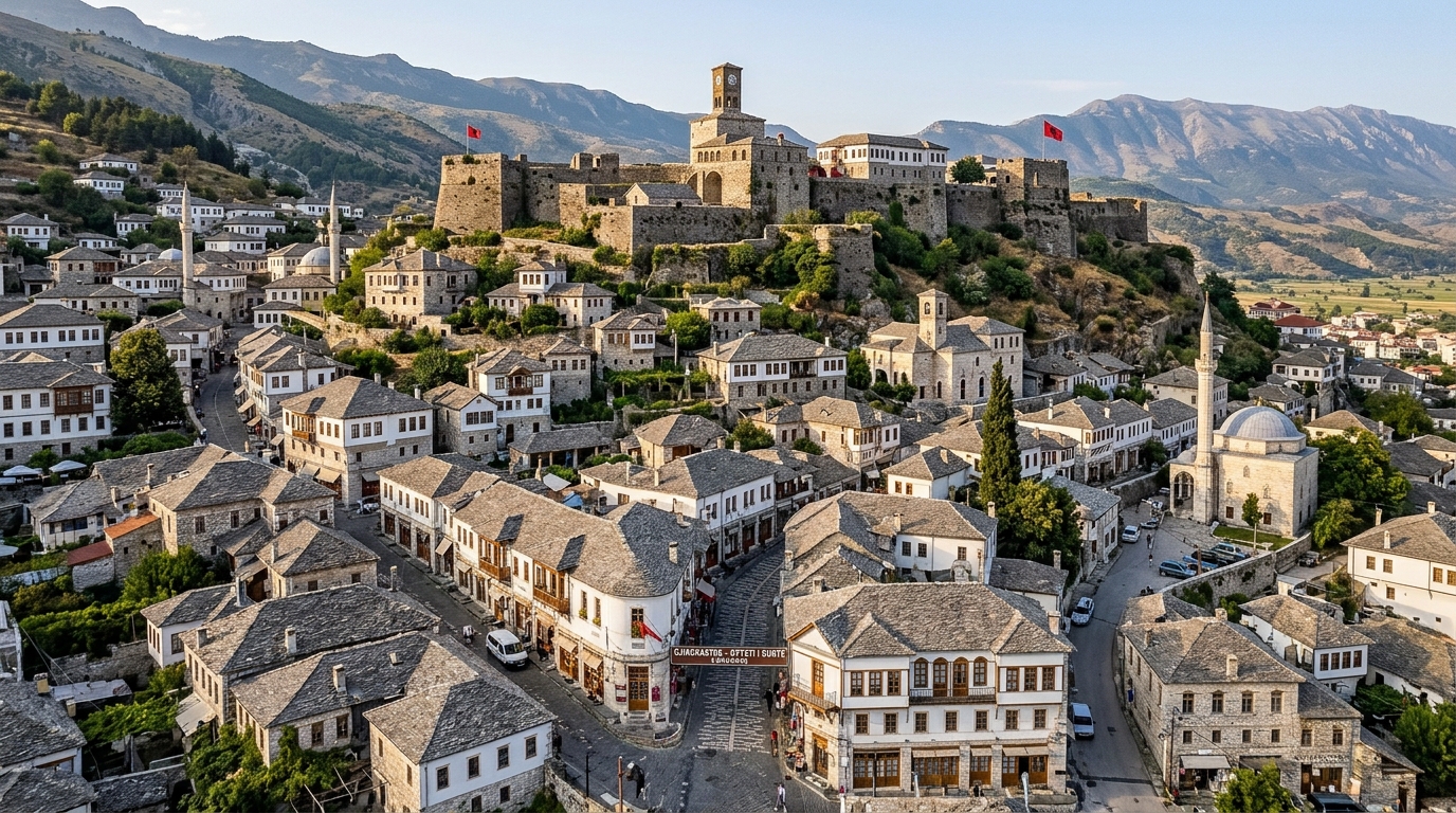 Gjirokastra, qyteti i gurtë në jug të Shqipërisë